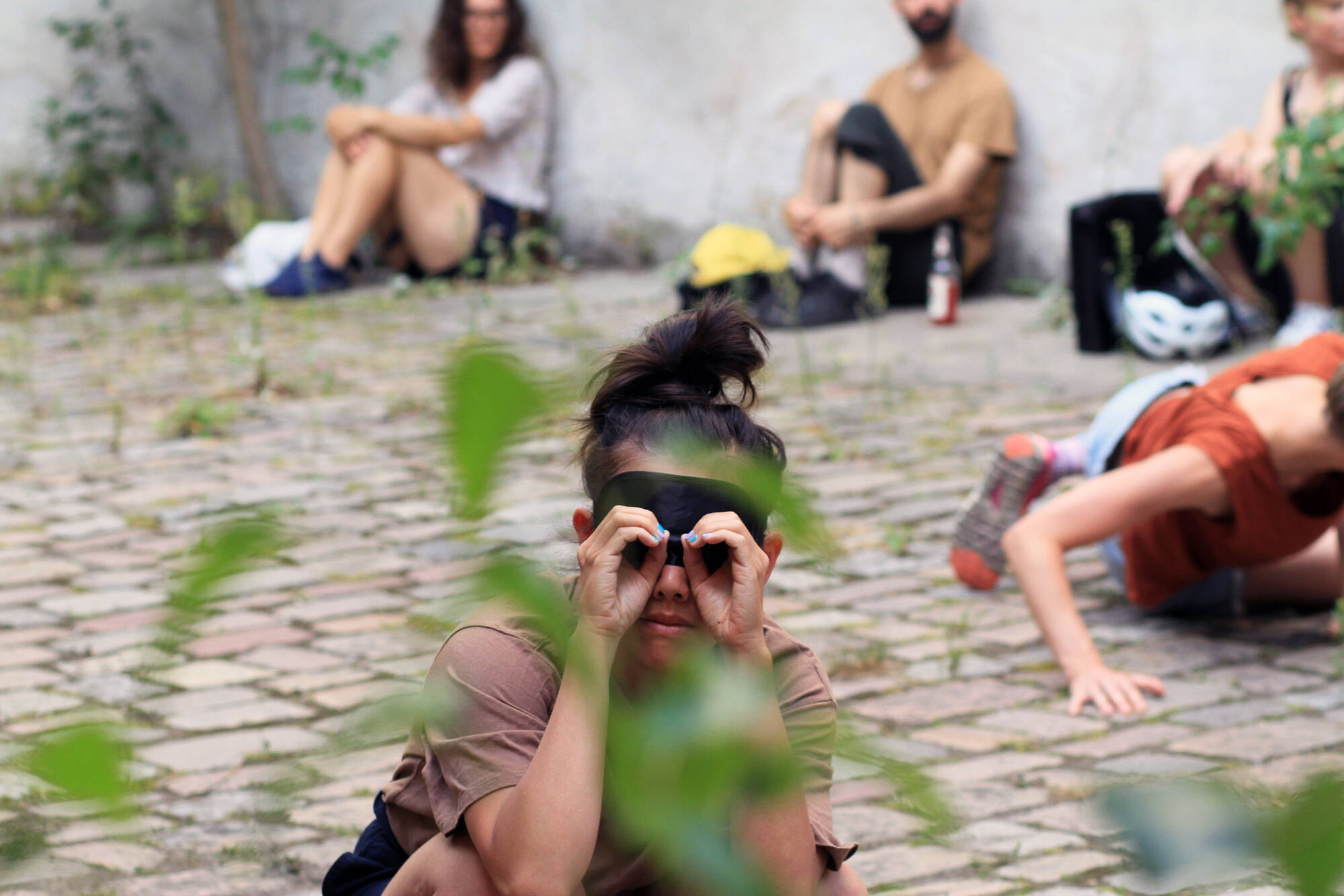 Image:CONTACT Performance in our courtyard