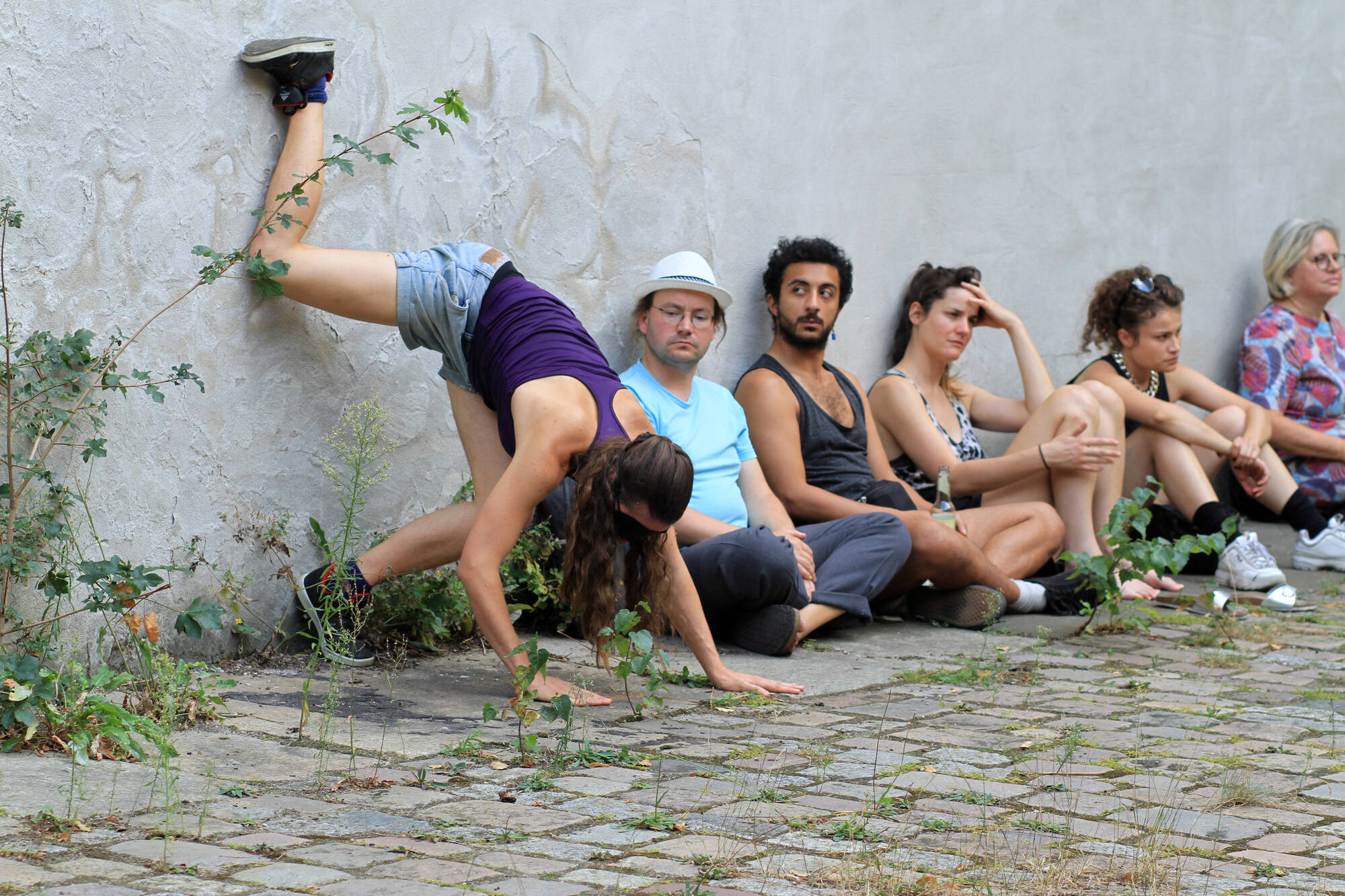 Image:CONTACT Performance in our courtyard